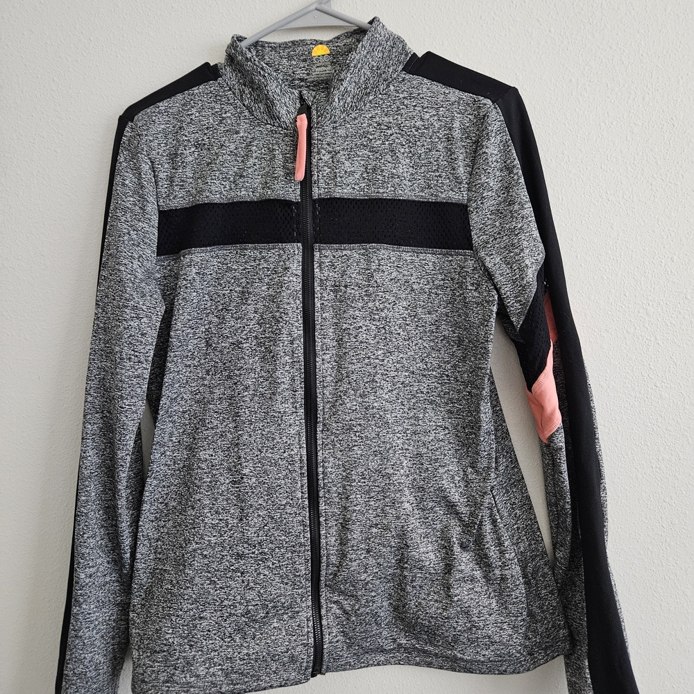 Women's Gray and Black Jacket